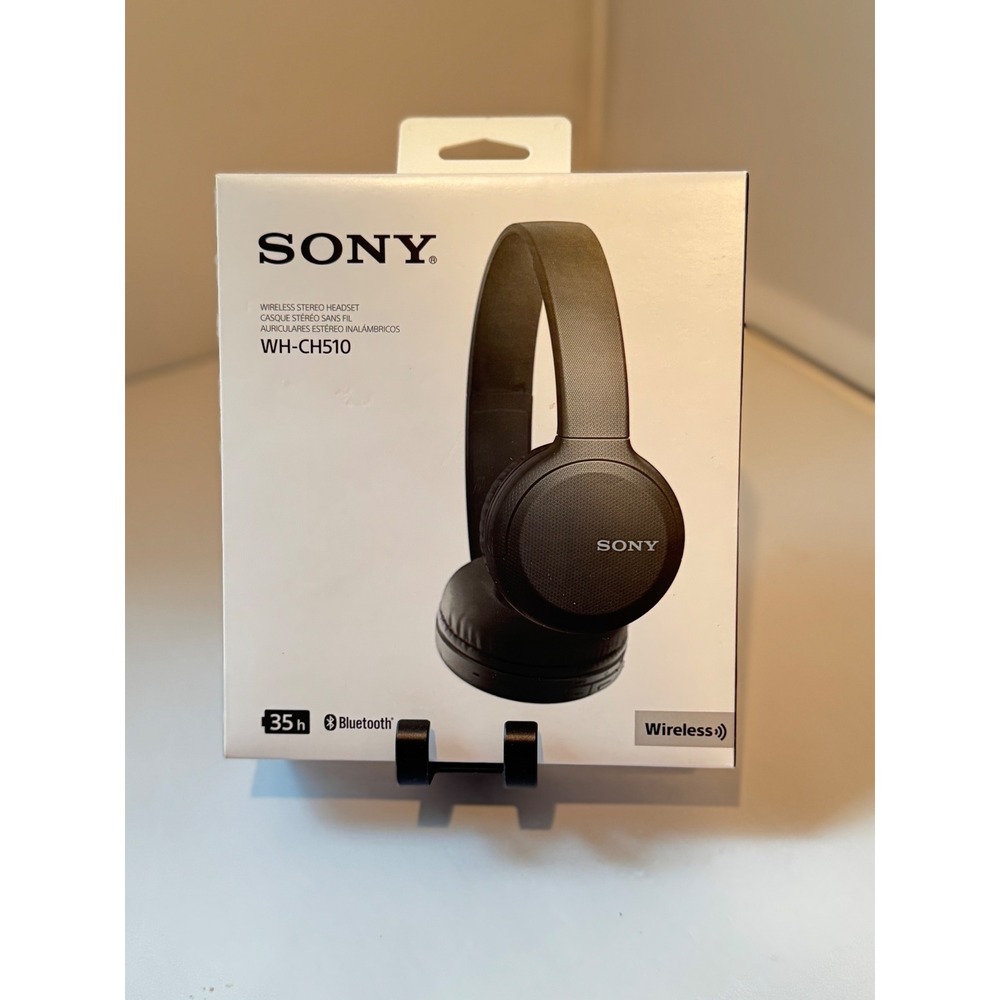 Sony WH-CH510 Wireless Bluetooth Headphones On-Ear Headset Black WHCH510/BZ